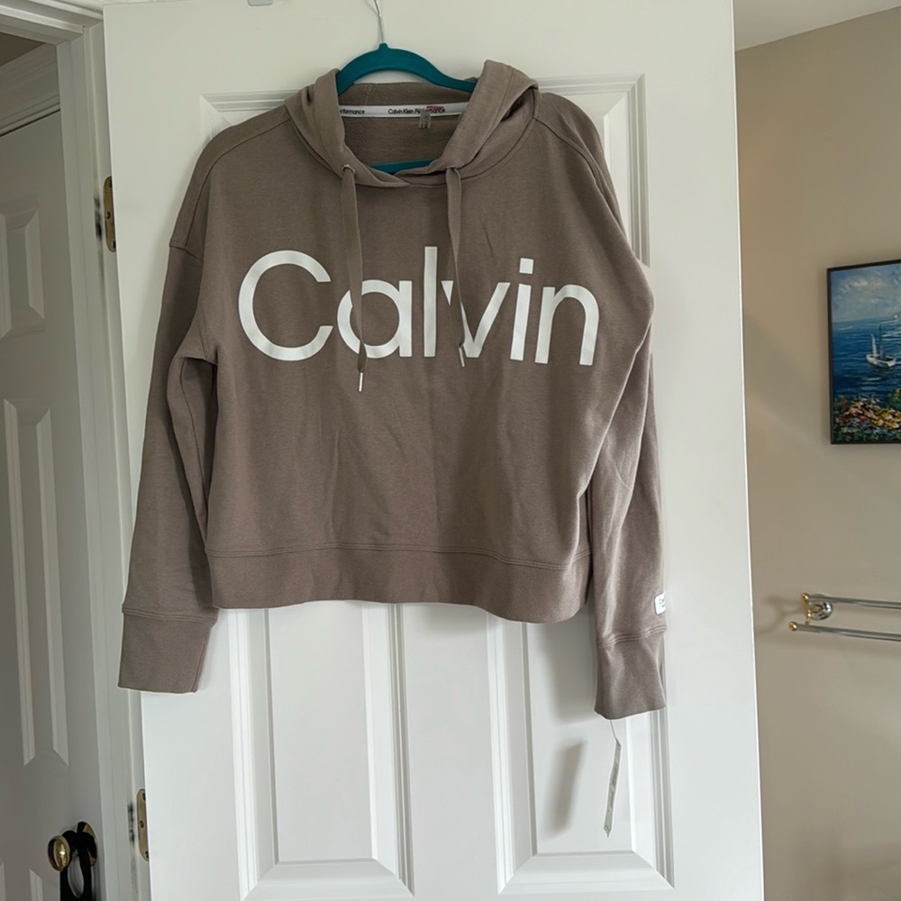 NWT: Calvin Klein cropped sweatshirt